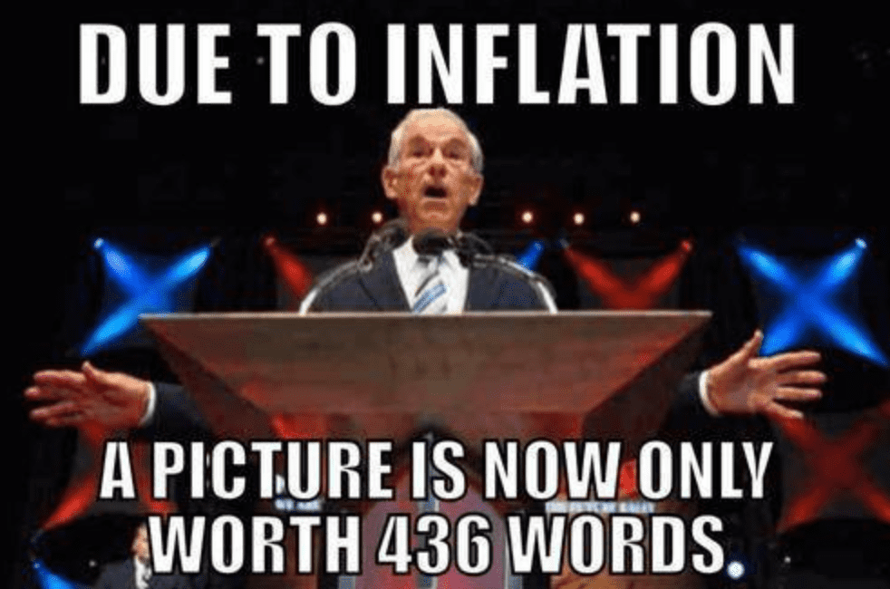 Due to inflation